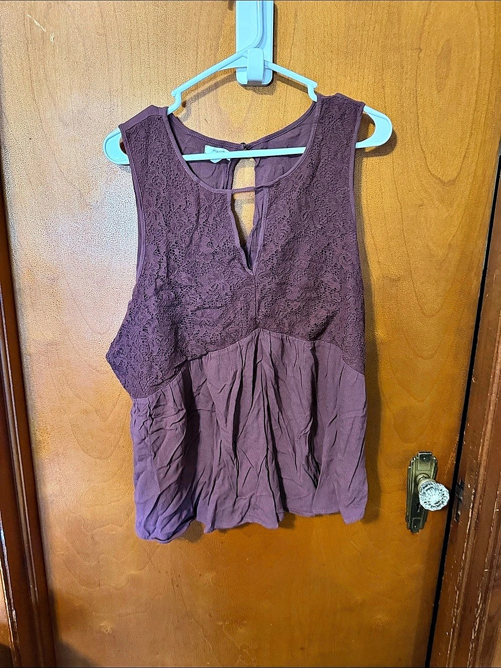 Maurices Women's Purple Sleeveless Top